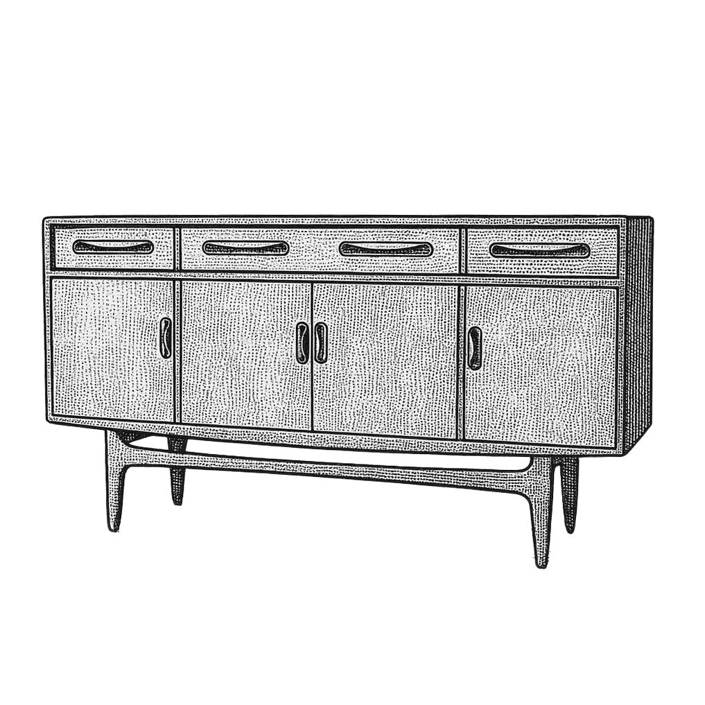 G-plan Fresco 脚付きサイドボード(4072)