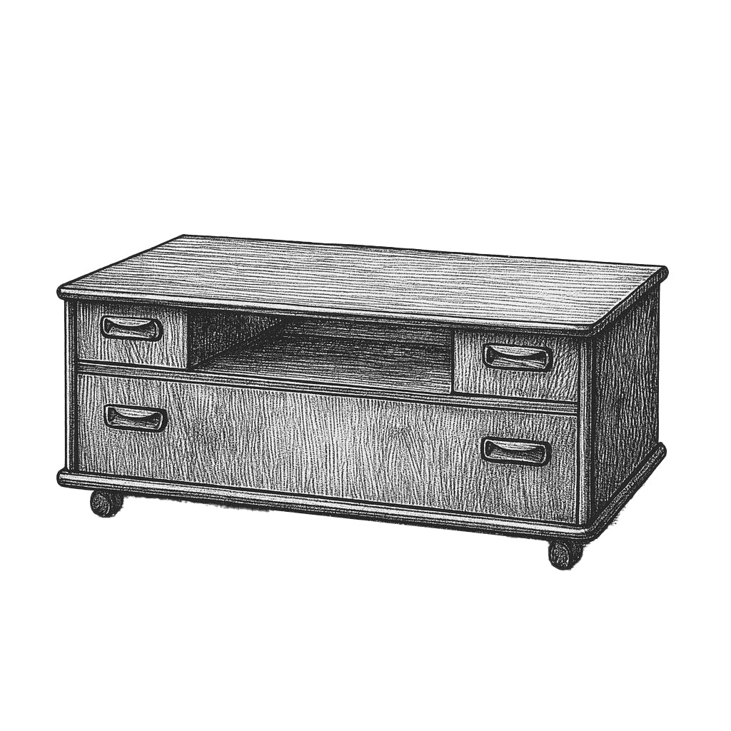 G-plan Fresco TV-Video Trolley (3288D)