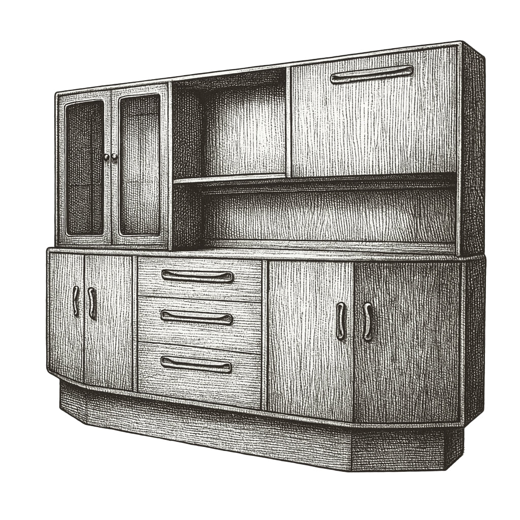 G-plan Fresco Top Unit (4103D) ＋ Sideboard Buffet Base Unit (4105D)