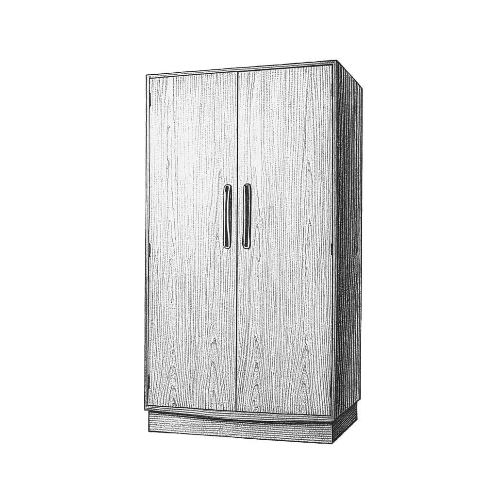 G-plan Fresco Two door wardrobe (2100D)