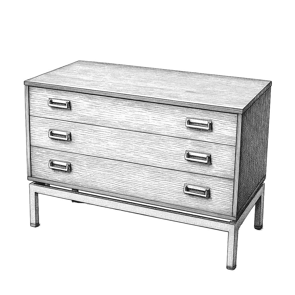 G-plan Limba 3Drawer Chest (1210)