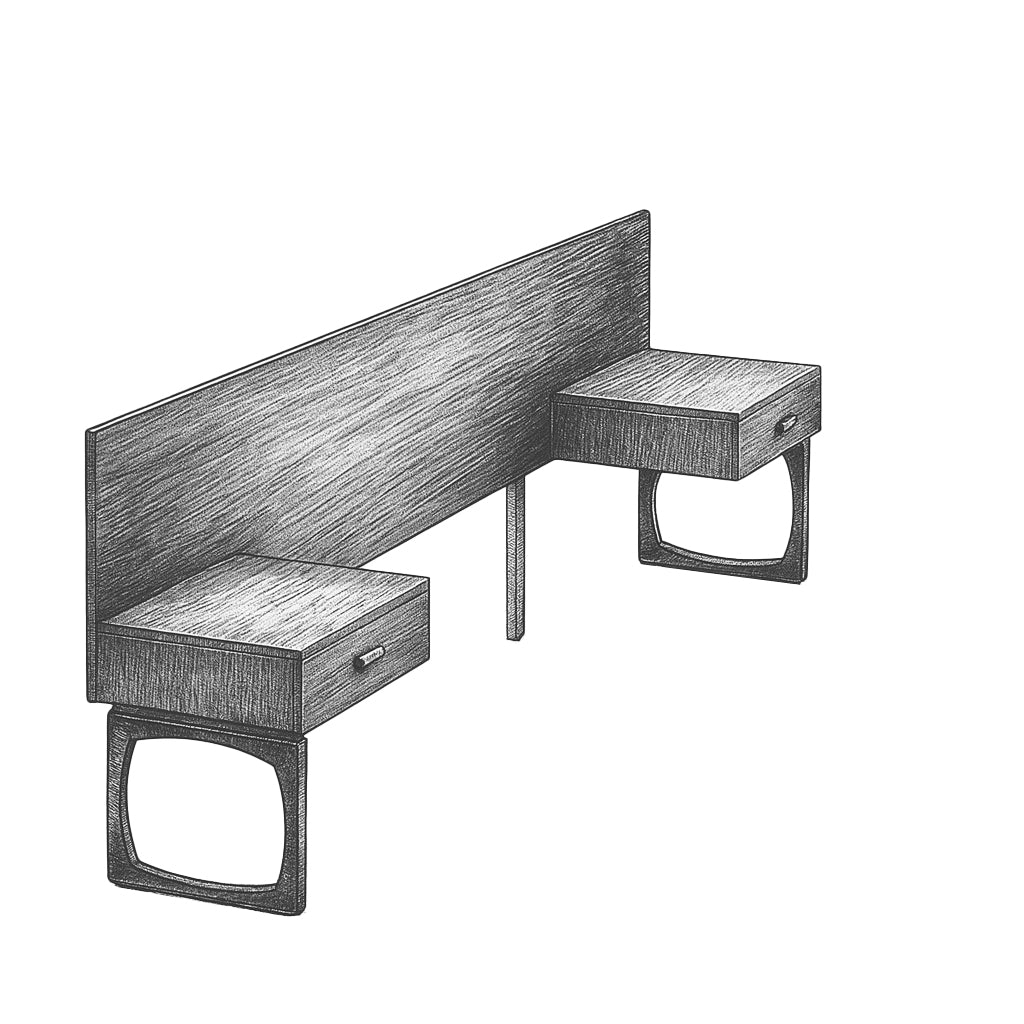 G-plan Quadrille Continental Headboard (1597)