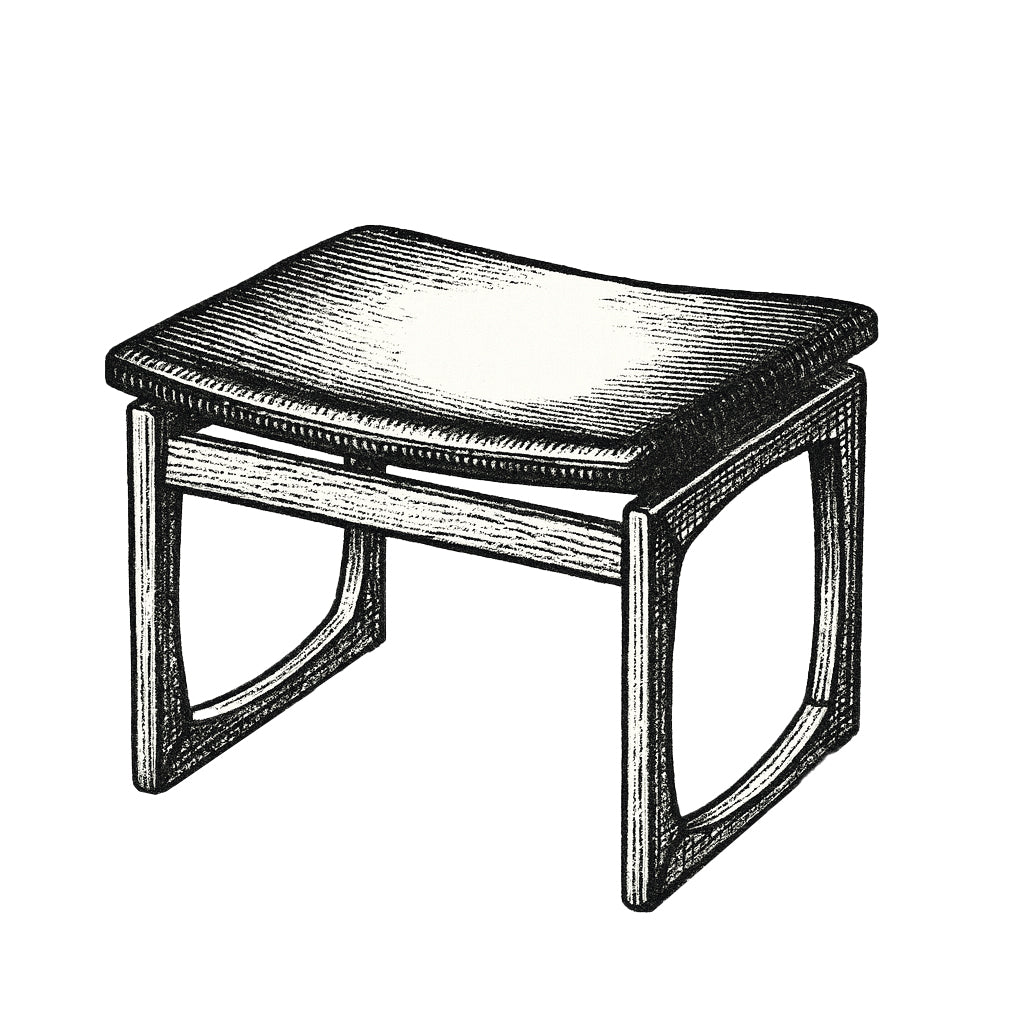 G-plan Quadrille stool(6470)