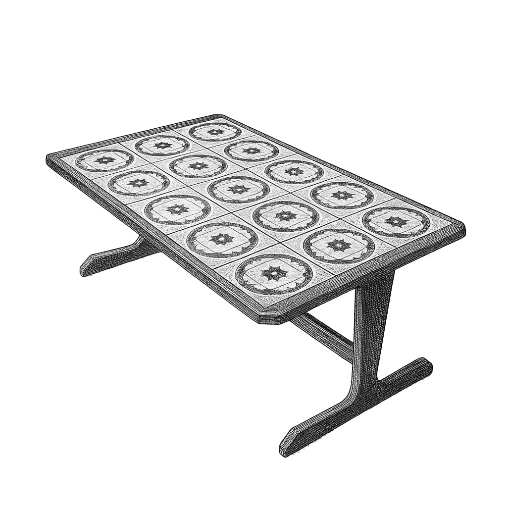 G-plan Tiletop Cquare Coffee Table
