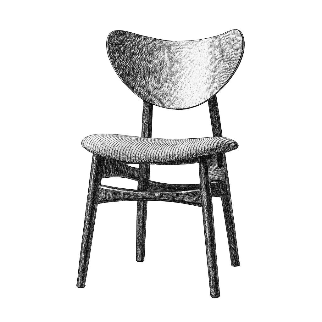 G-plan Tola&Black Diningchair (634)