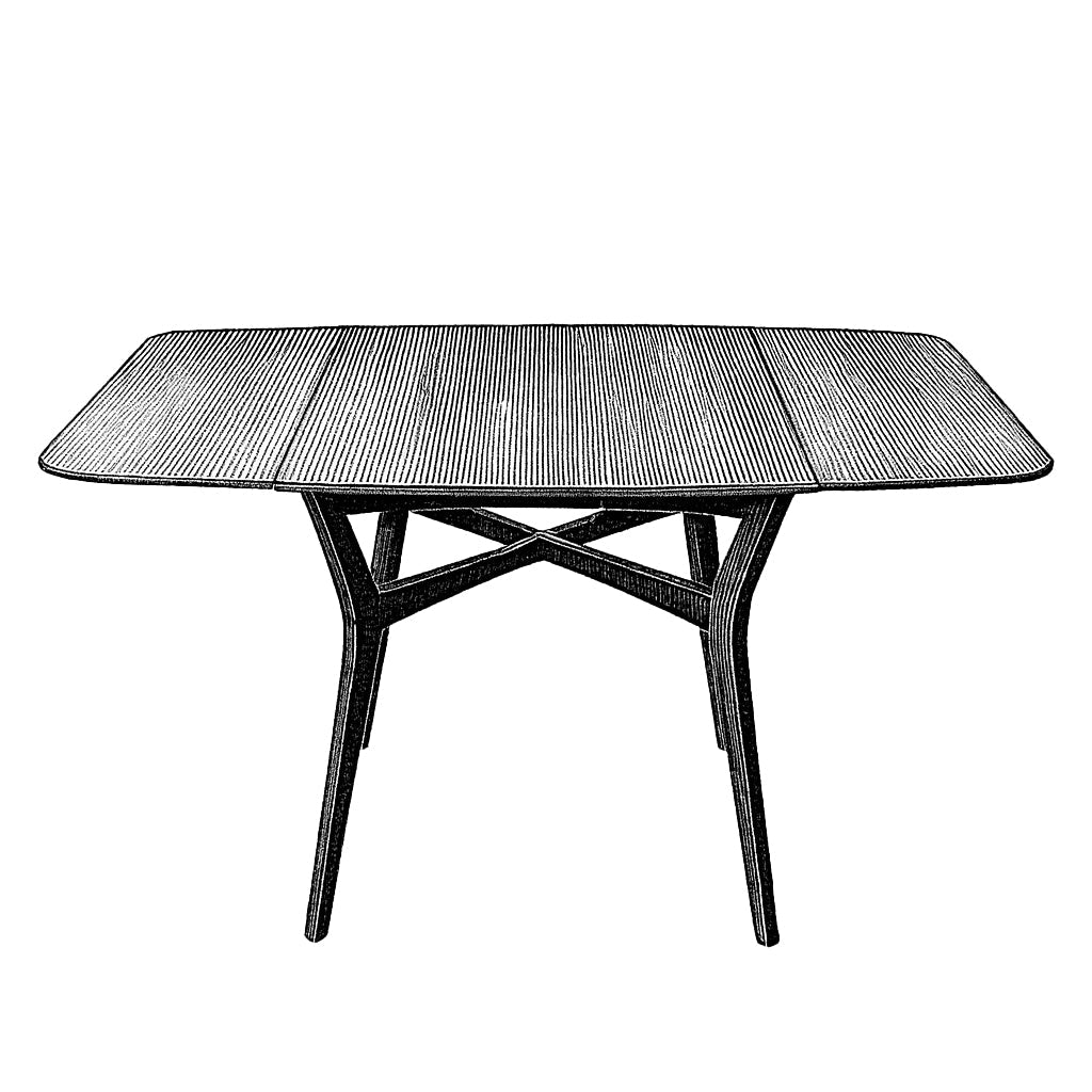 G-plan Tola&Black Dropleaf Table (836)