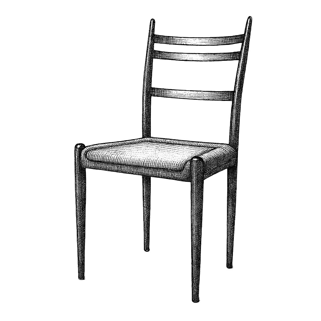 G-plan Tola&Black LadderbackChair(A4501)