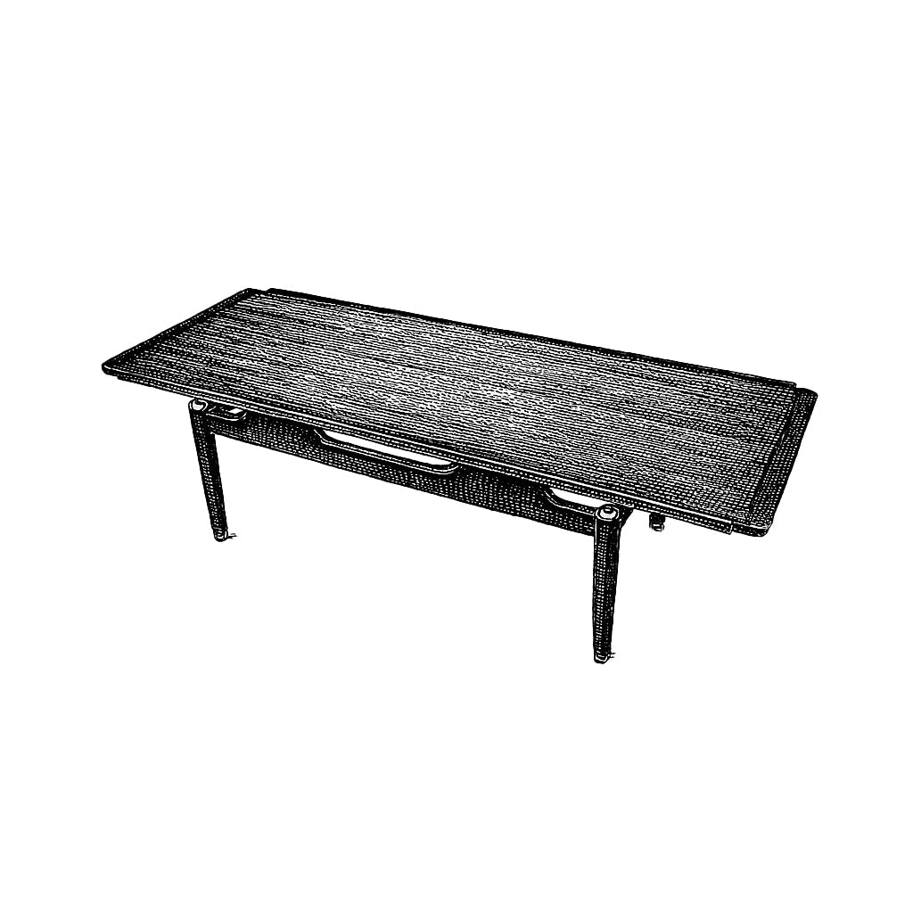 G-plan Tola&Black Long-John Occasional Table (884)
