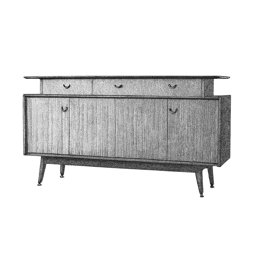 G-plan Tola&Black Sideboard (T914)