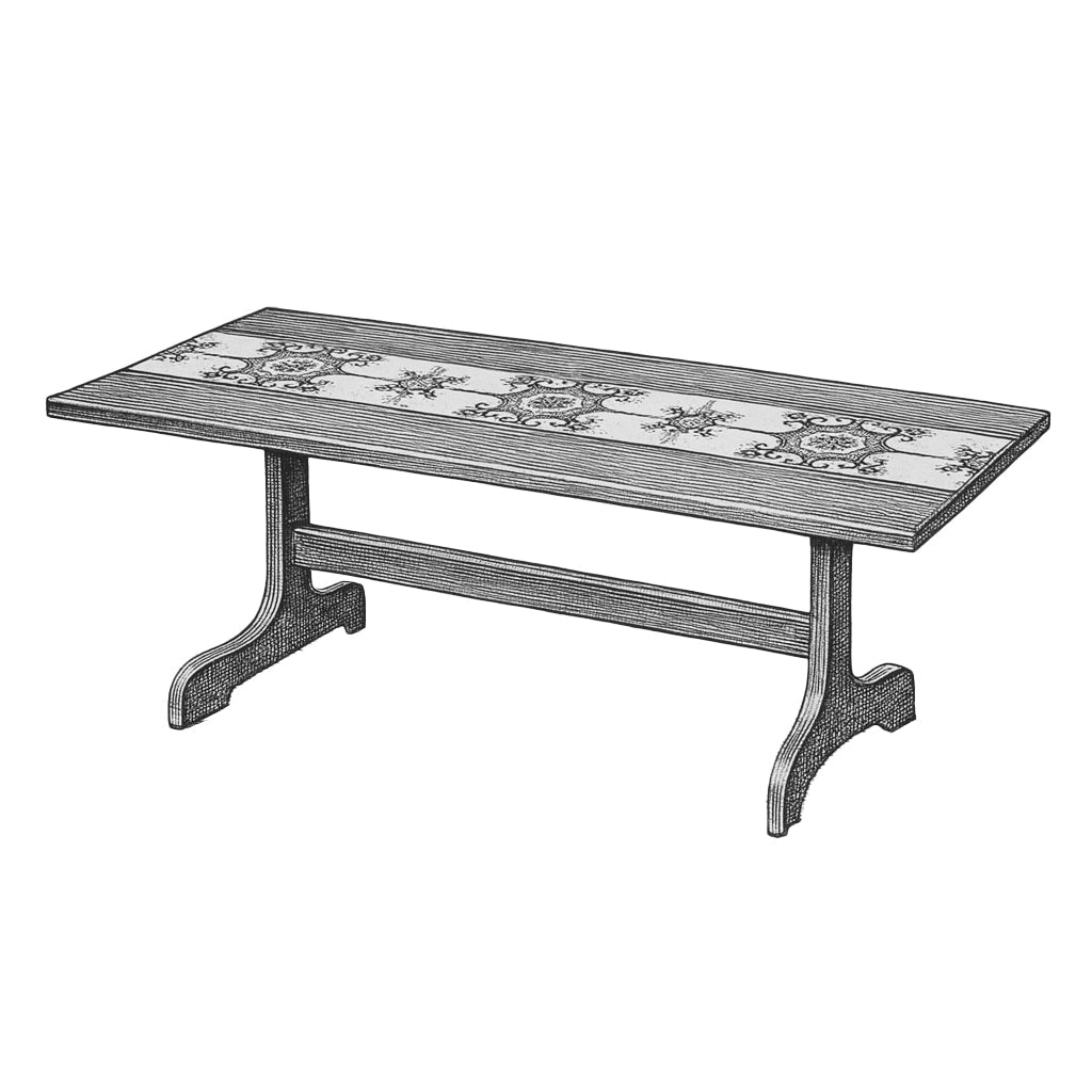 G-plan whaleLeg Long John coffeetable
