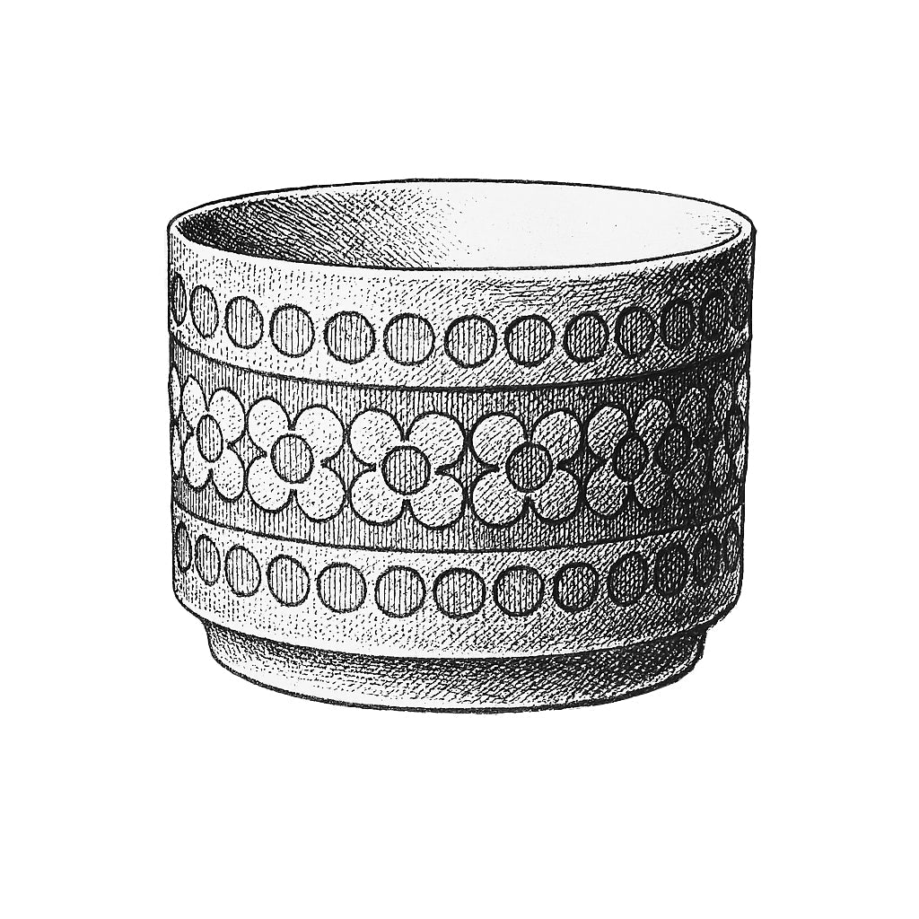 HORNSEA Saffron suger bowl