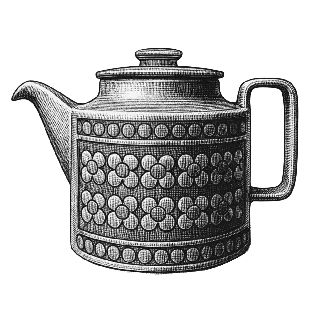 HORNSEA Saffron teapot