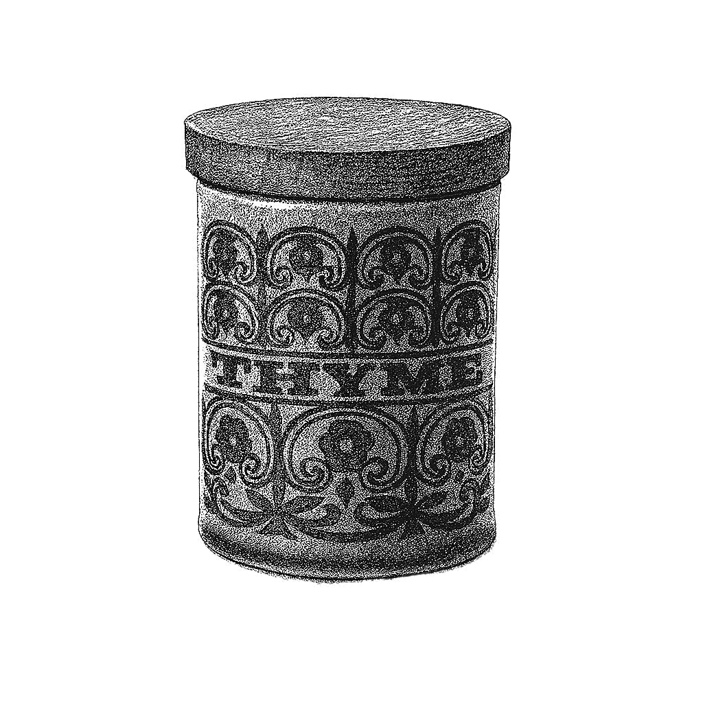 HORNSEA Scroll spice case