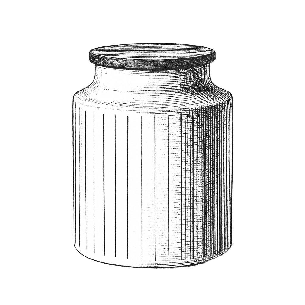 HORNSEA Stripe canister L