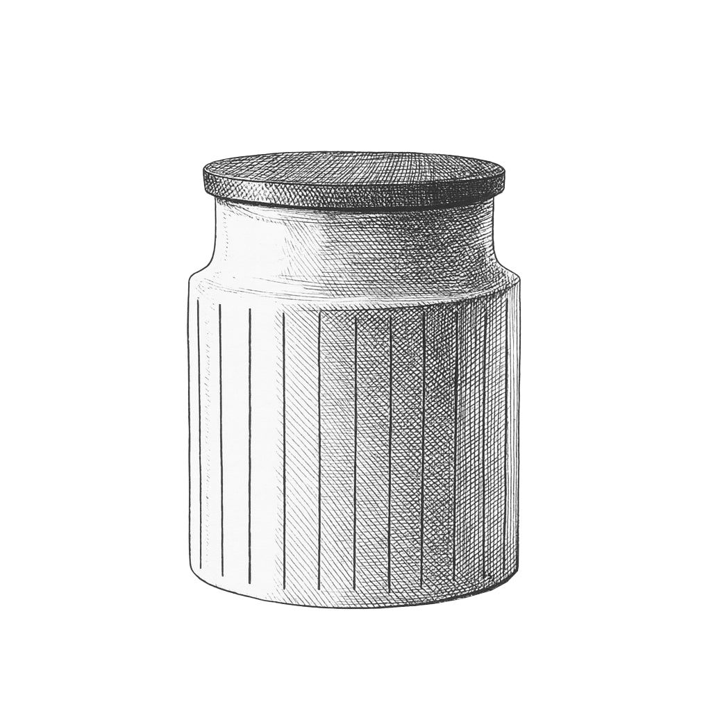HORNSEA Stripe canister M