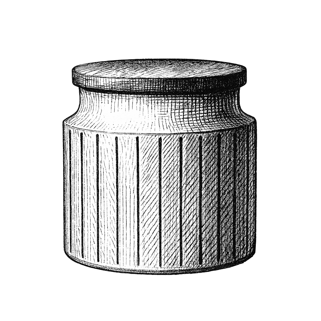 HORNSEA Stripe canister S