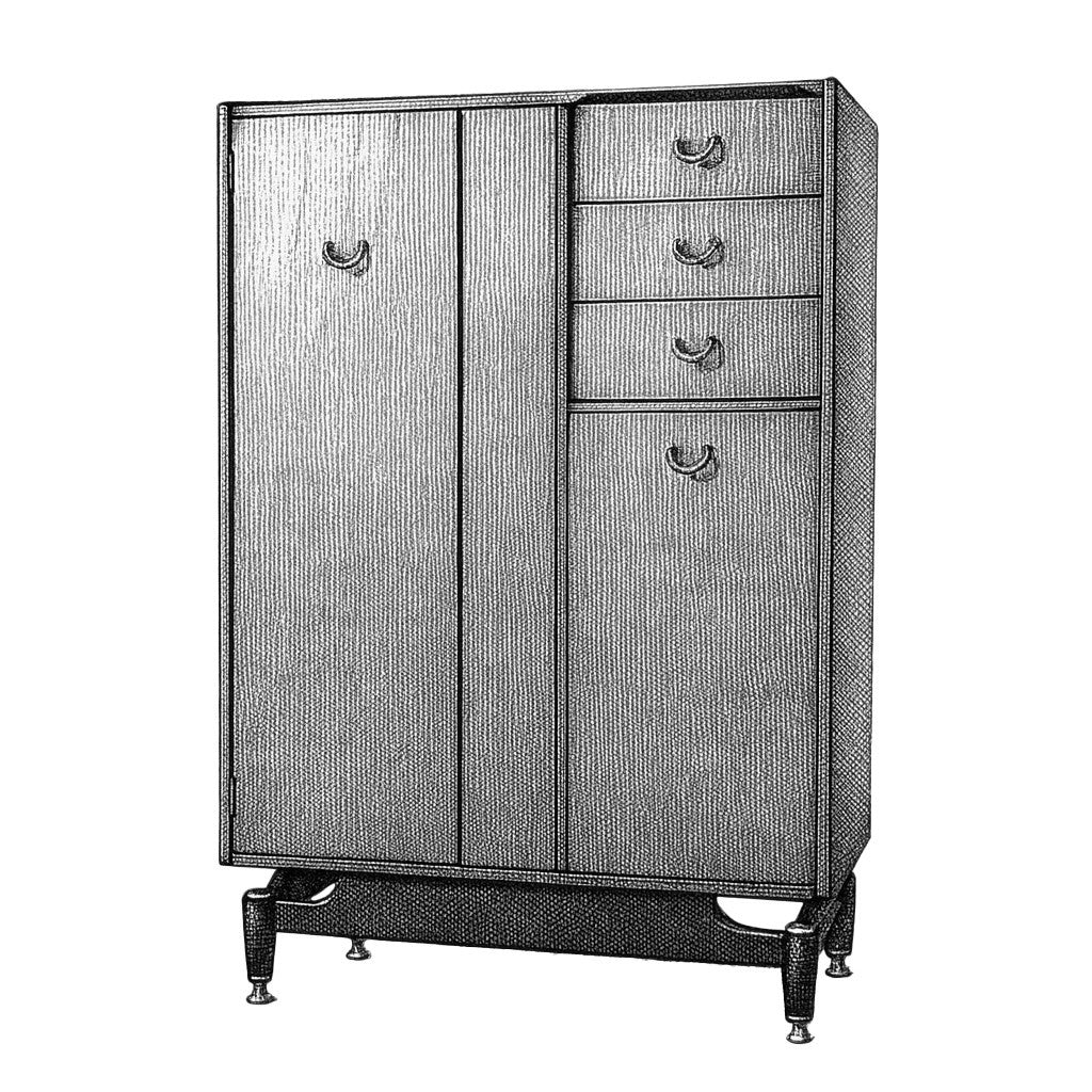 G-plan Tola&Black Tallboy (1700)