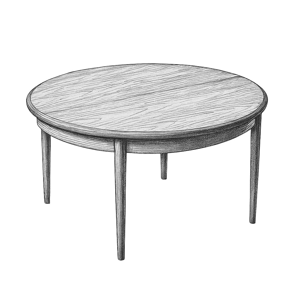 G-plan extension round Dining Table (4385)