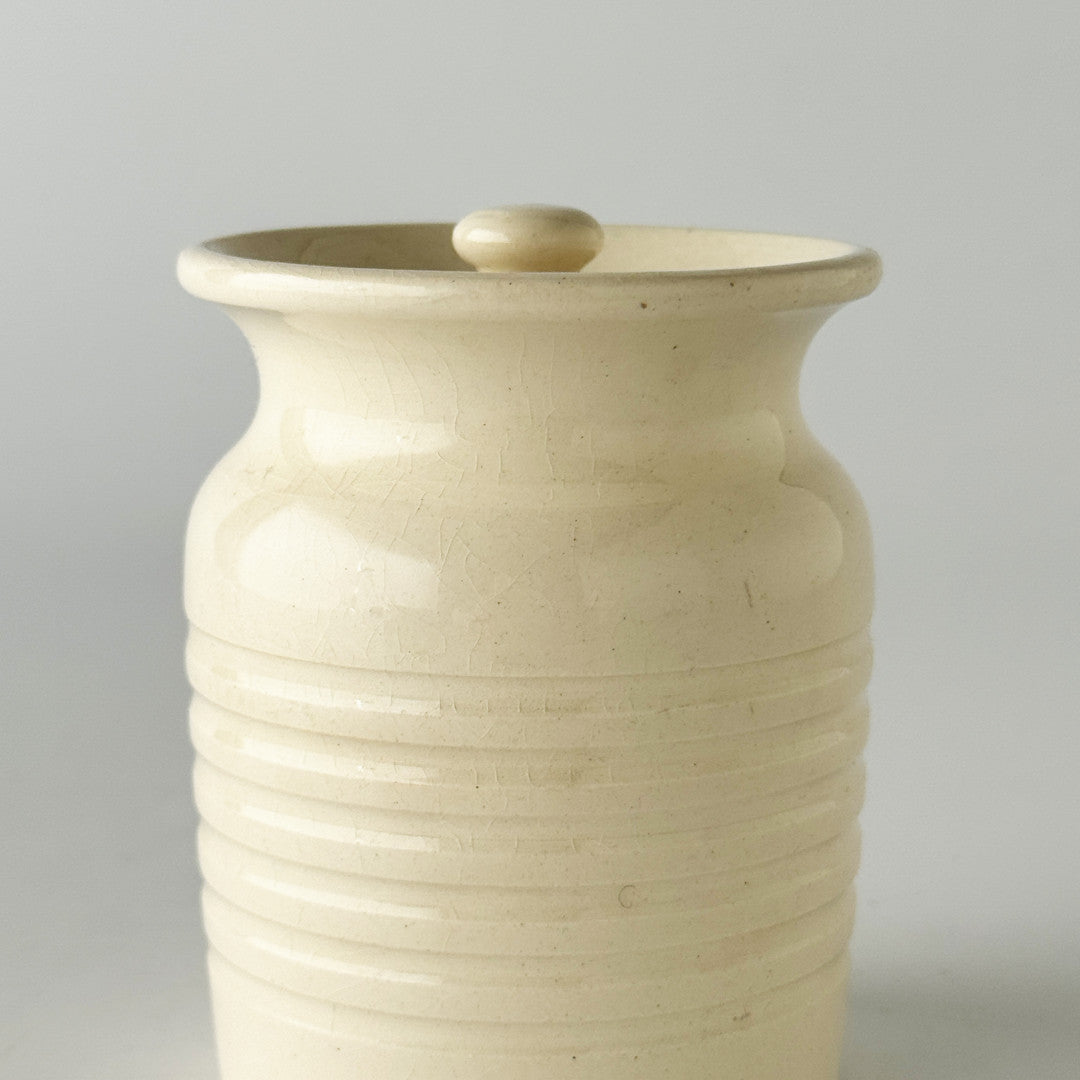 ヴィンテージ 蓋付きジャー