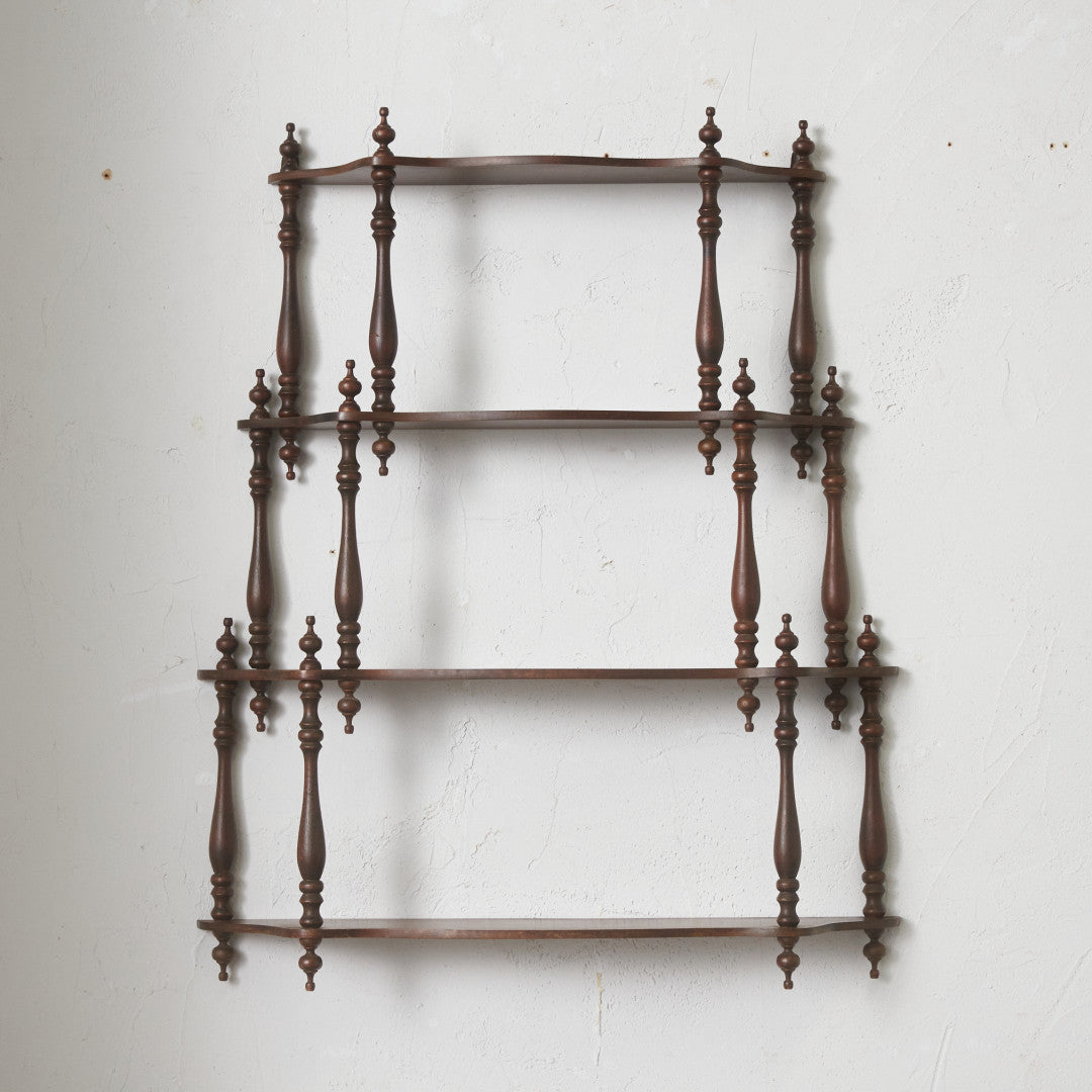 25【う46】　フランス　アンティーク　ナポレオン　シェルフ フランス アンティーク 壁掛け ナポレオンシェルフ｜rocca rocca