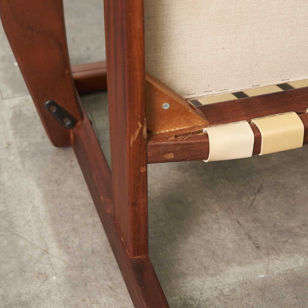 イギリスヴィンテージ アームチェア / 張替済