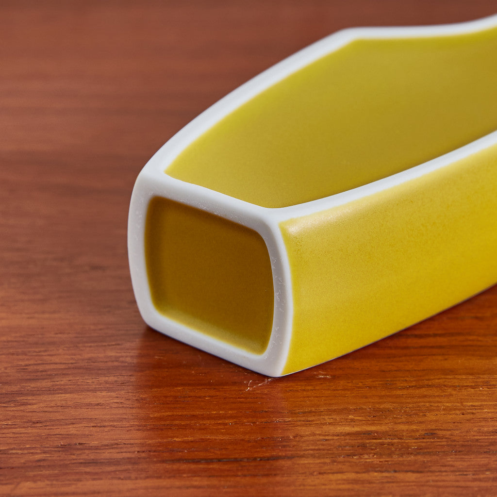 ふちどりフラワーベース からしマット