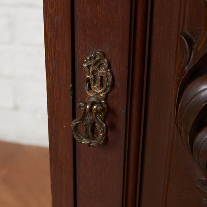 英国アンティーク ウォールナット材 スモールキャビネット