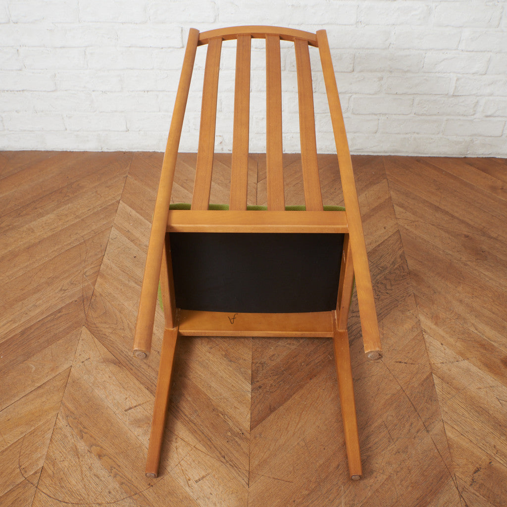 英国ヴィンテージ ダイニングチェア / 張替済