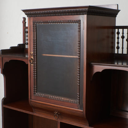 アンティーク アーツアンドクラフツ様式 ブックシェルフ