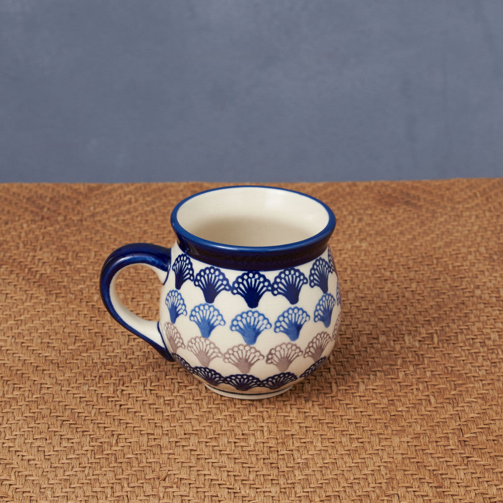 ポーリッシュポタリー マグカップ 貝がら