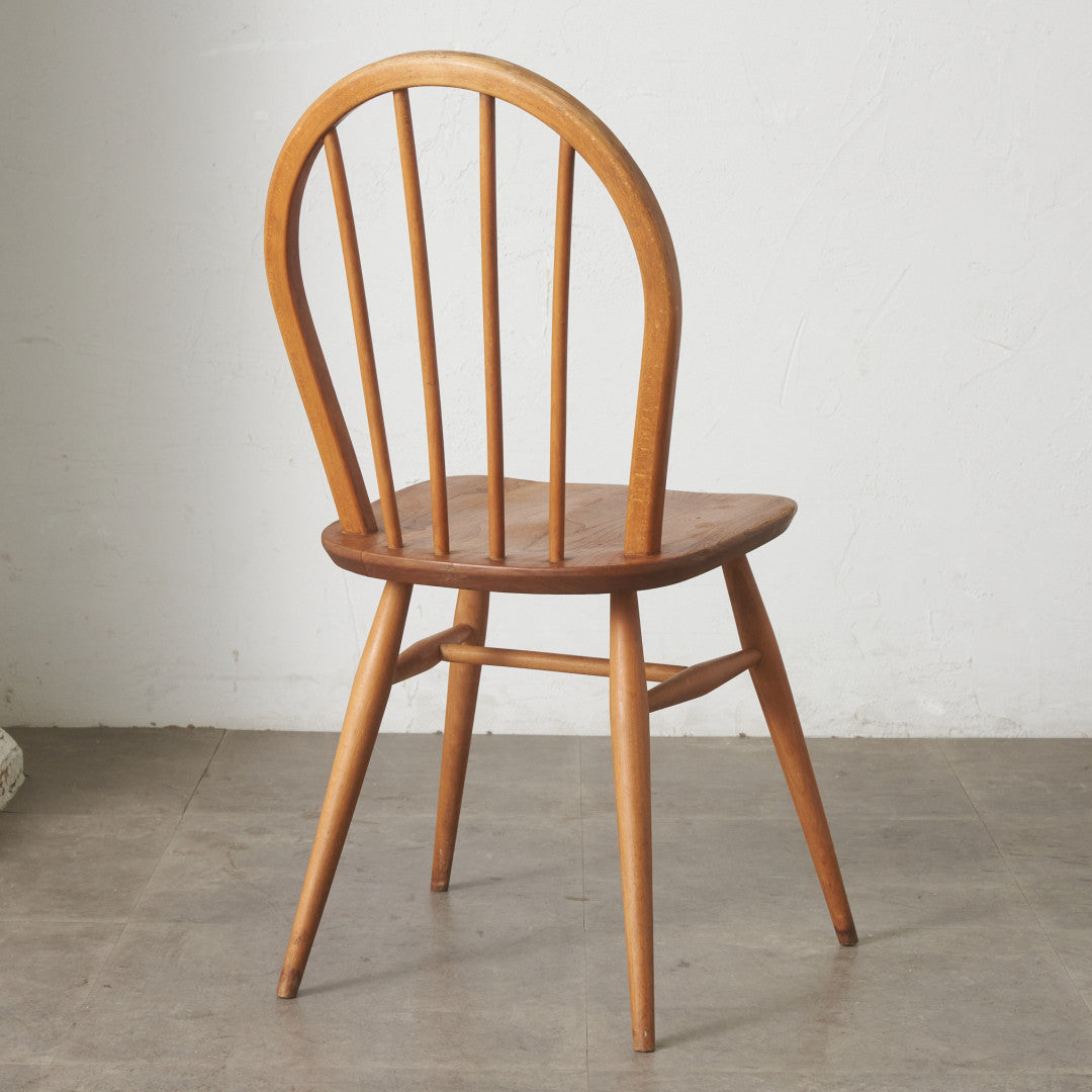 天然木　ナチュラル　フープバックチェア　スポークチェア　ヴィンテージ　nN 4本スポーク フープバックチェア – rocca rocca