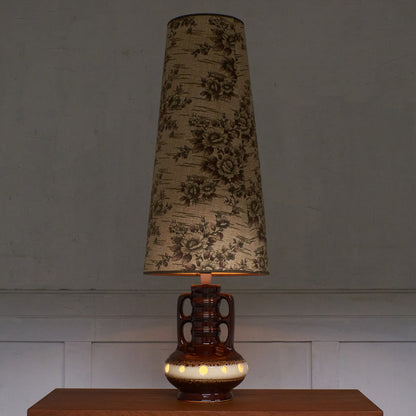 西ドイツヴィンテージ German Art Pottery テーブルランプ