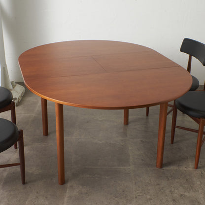 エクステンション ラウンドダイニングテーブル