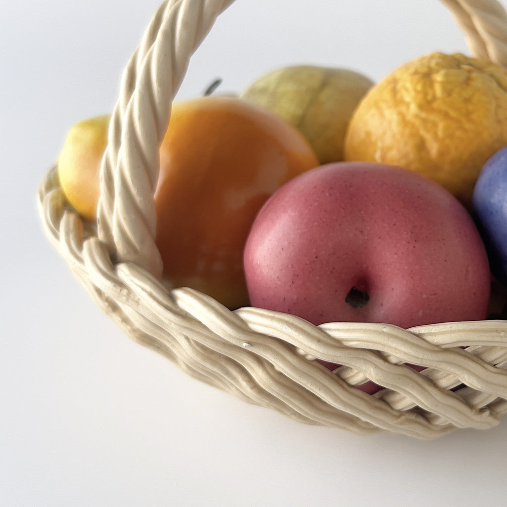 ヴィンテージ セラミック フルーツバスケット