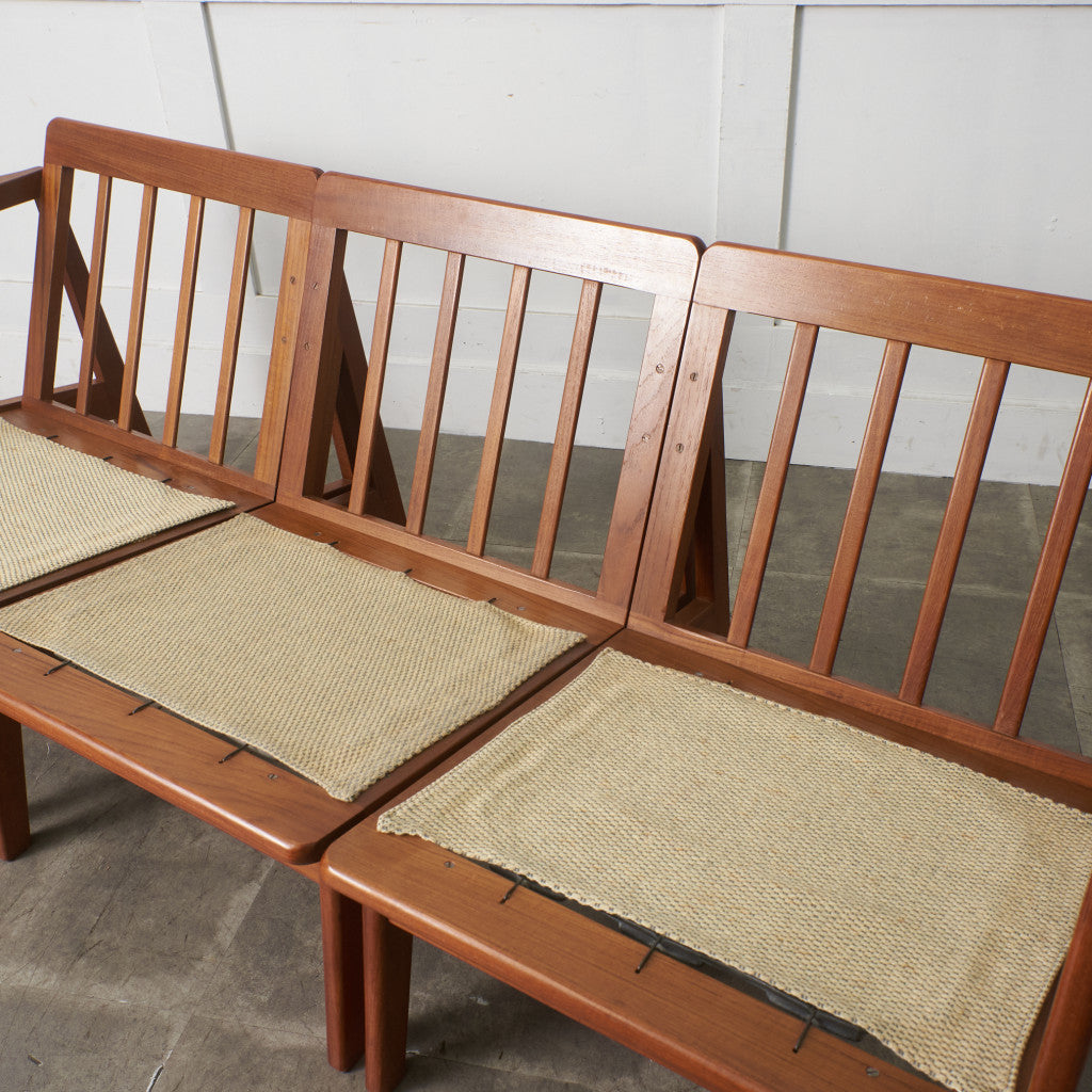 ヴィンテージ 3人掛け セパレートソファ