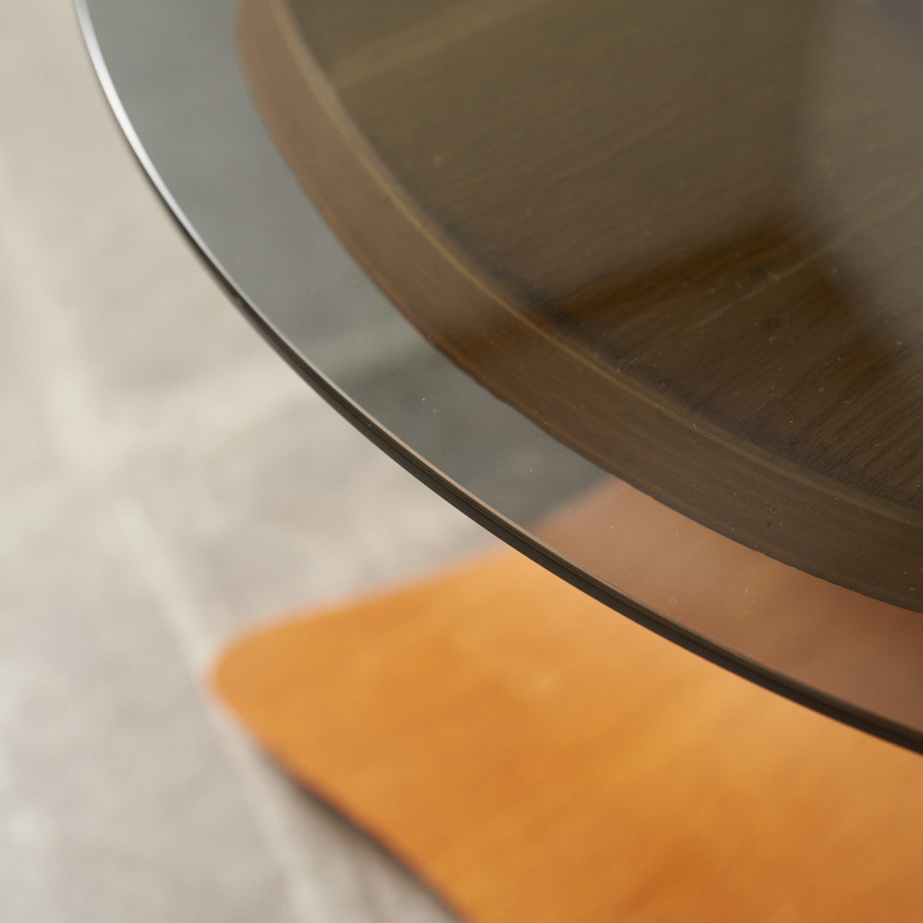 ヴィンテージ ガラストップ センターテーブル