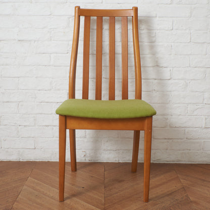 英国ヴィンテージ ダイニングチェア / 張替済