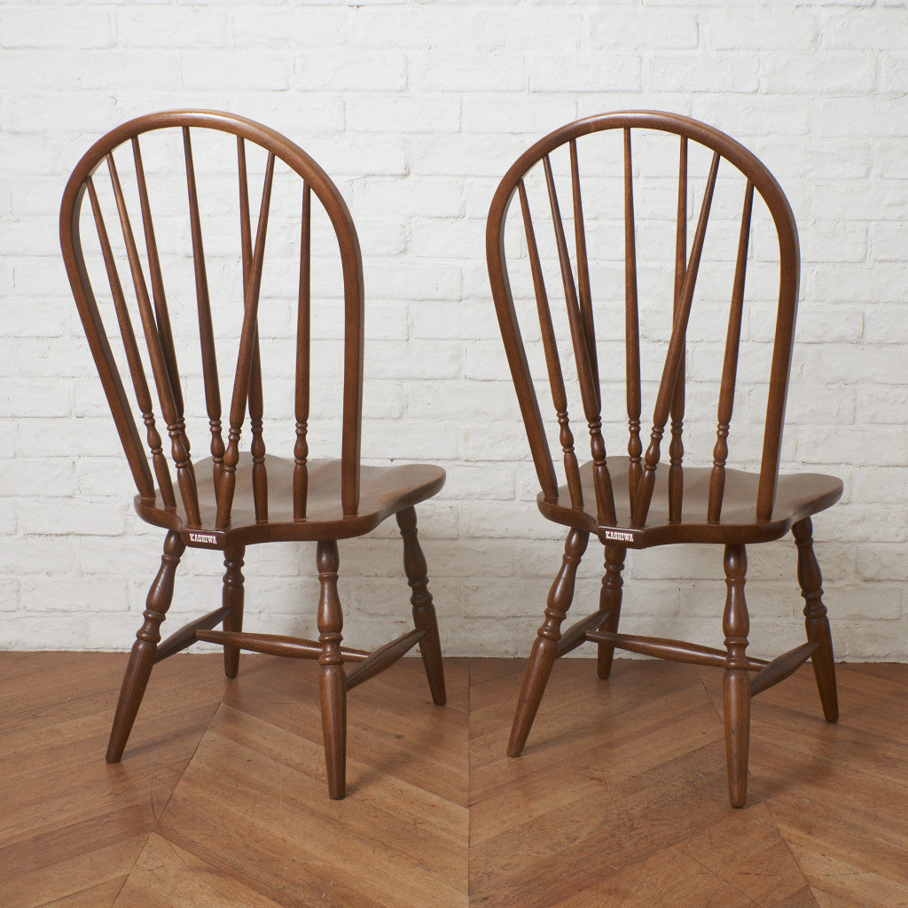 ボウスピンドルバックチェア 2脚セット
