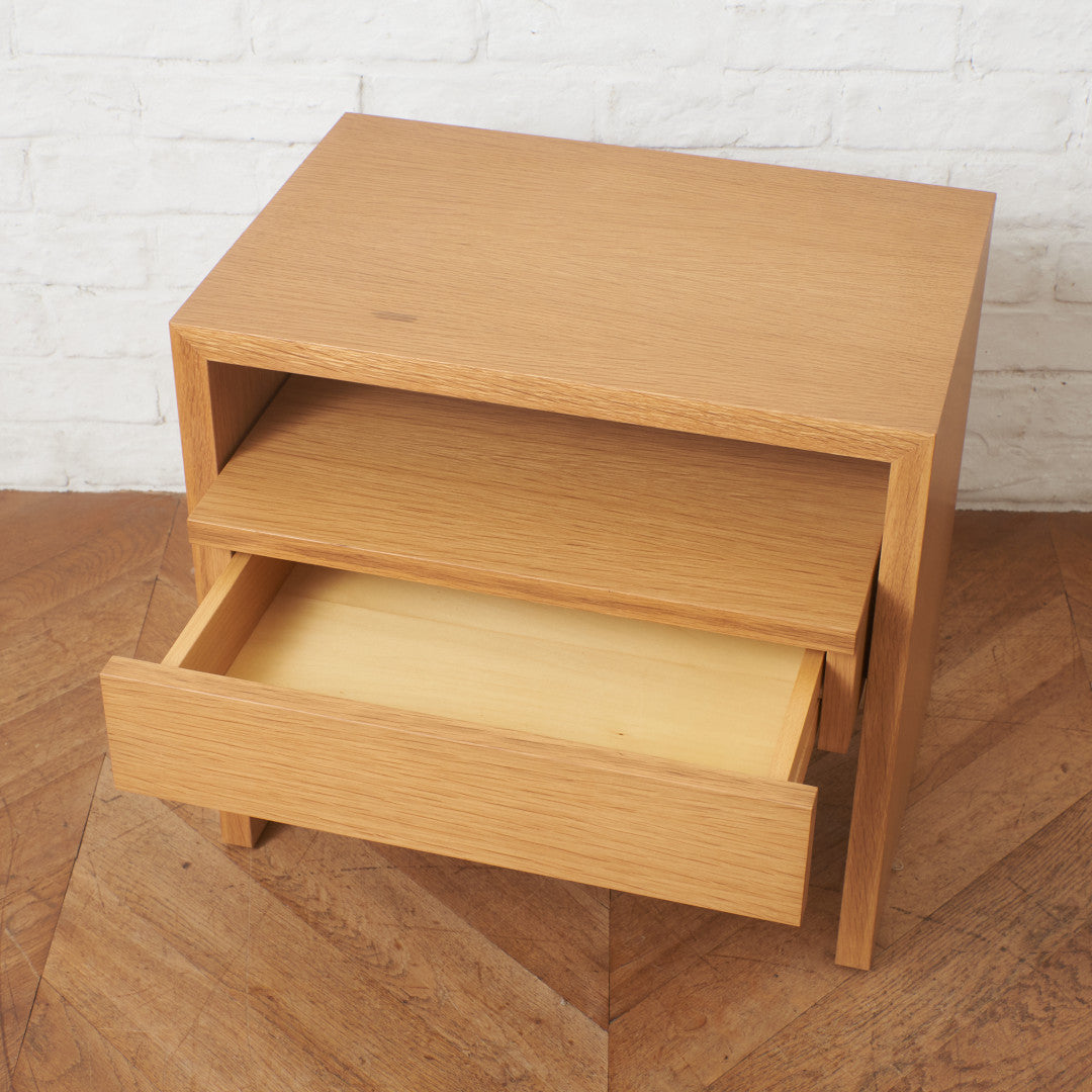 NOTTE ベッドサイドテーブル ドロワー付