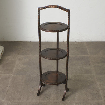 英国アンティーク 折畳み式 ケーキスタンド