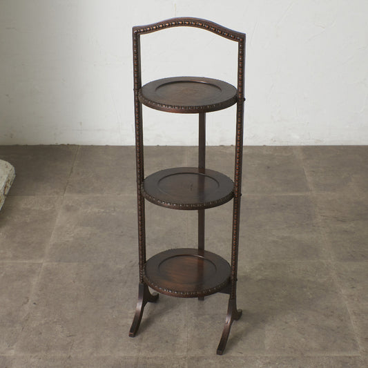 英国アンティーク 折畳み式 ケーキスタンド