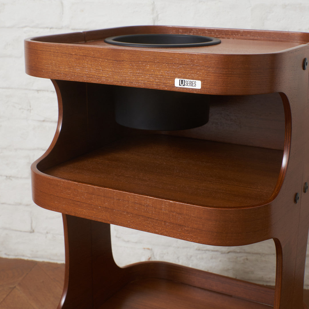 ヴィンテージ プライウッド キャスターワゴン