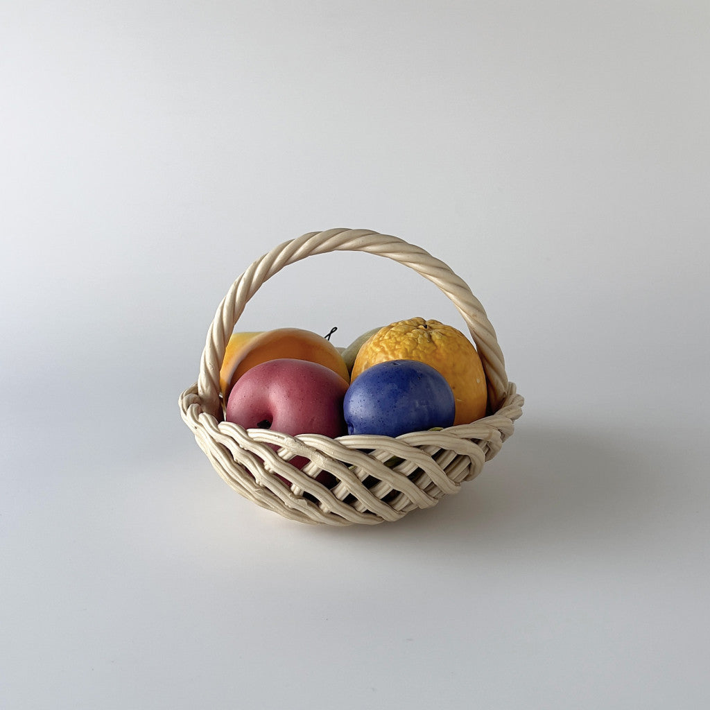 ヴィンテージ セラミック フルーツバスケット