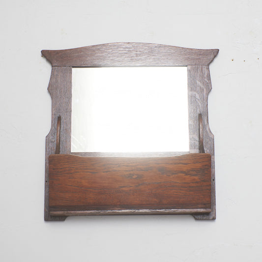 英国アンティーク アーツアンドクラフツ様式 ウォールミラー