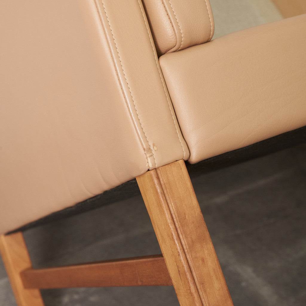 ETON 本革張り 2人掛けソファ