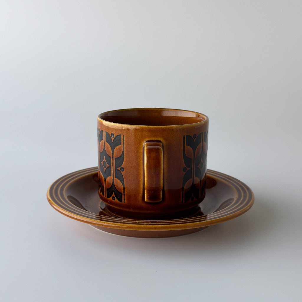 HEIRLOOM エアルーム カップ&ソーサー Autumn brown