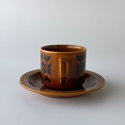 HEIRLOOM エアルーム カップ&ソーサー Autumn brown