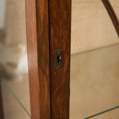 英国アンティーク ガラスキャビネット