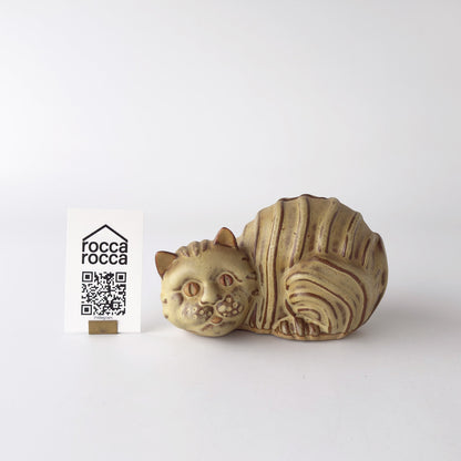 英国ヴィンテージ 猫の貯金箱