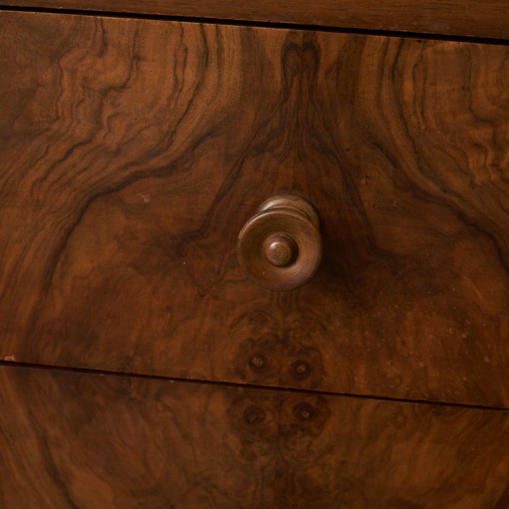 アンティーク ウォールナット材 両袖デスク